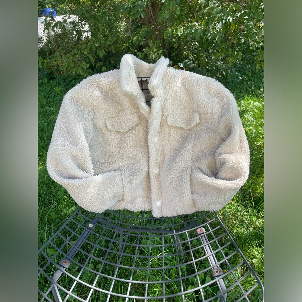 Charlie Paige Cropped Sherpa Jacket